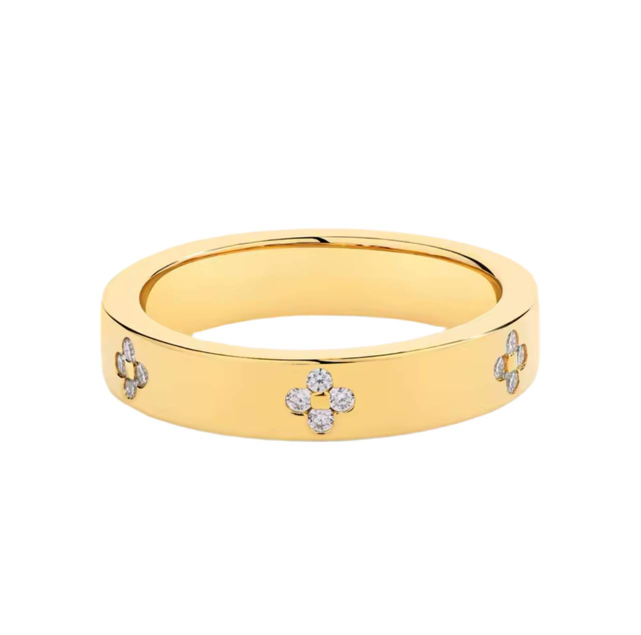 Gold Moissanite Rings