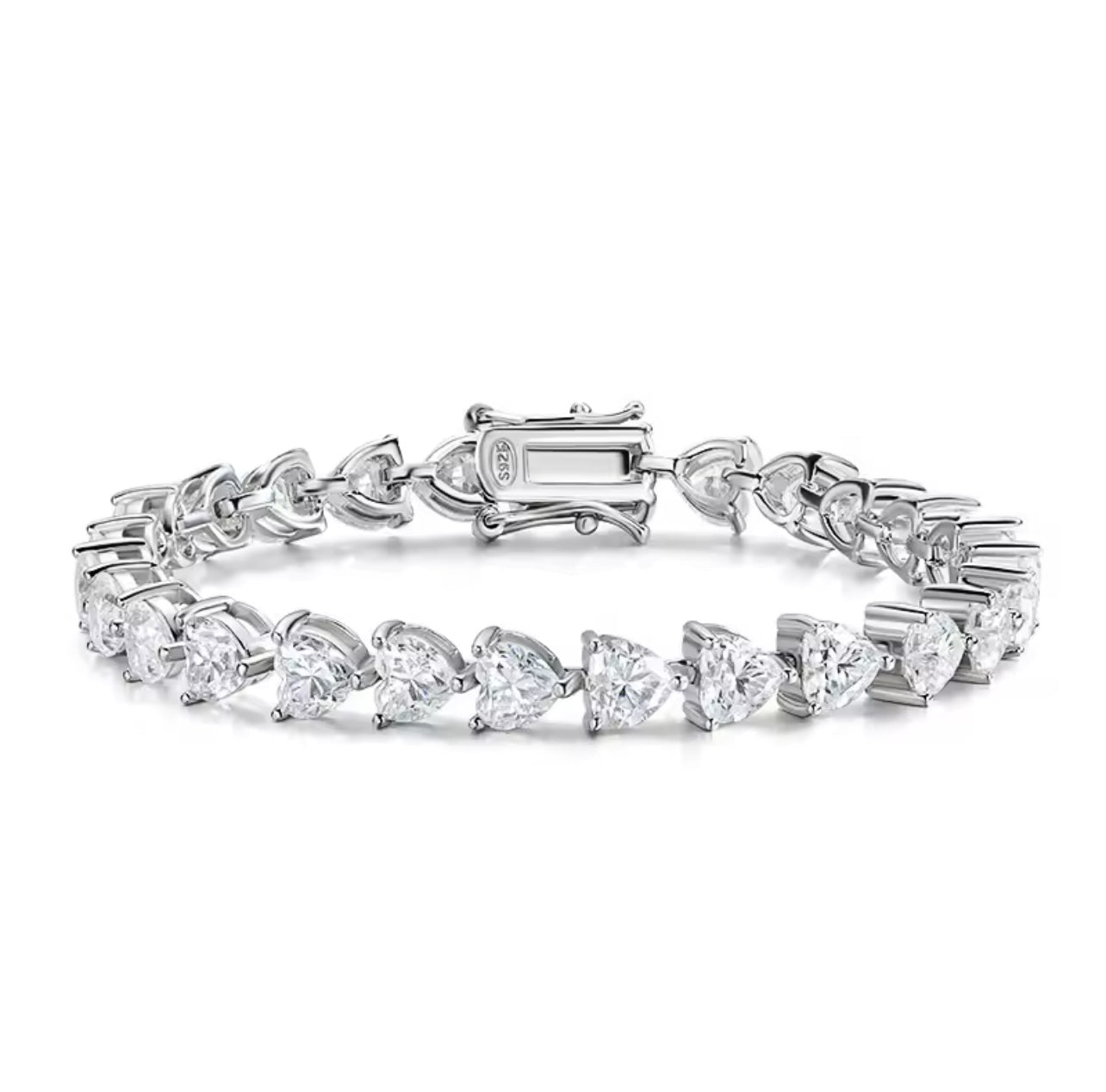 Silver Moissanite Bracelet