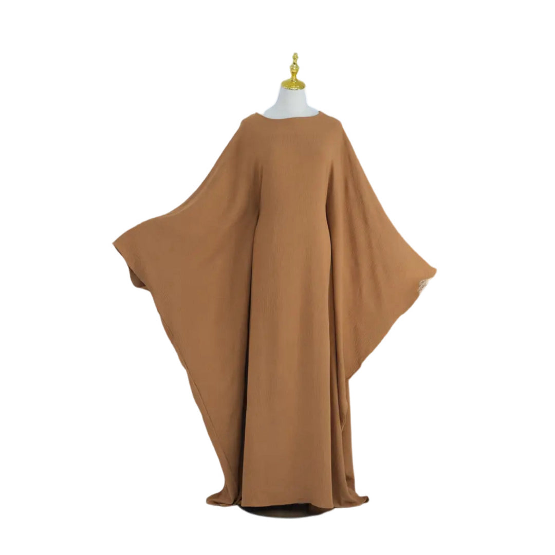 Butterfly abaya with inner belt