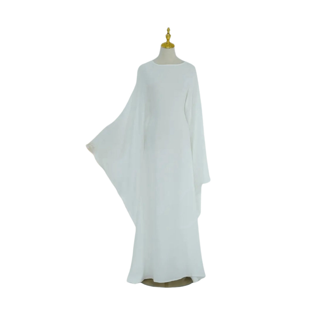 Butterfly abaya with inner belt