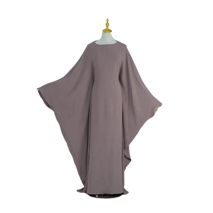 Butterfly abaya with inner belt