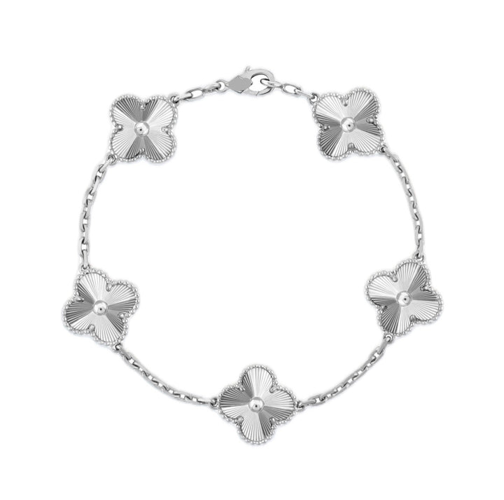 Gold Silver flower Bracelet