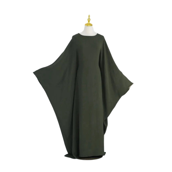 Butterfly abaya with inner belt