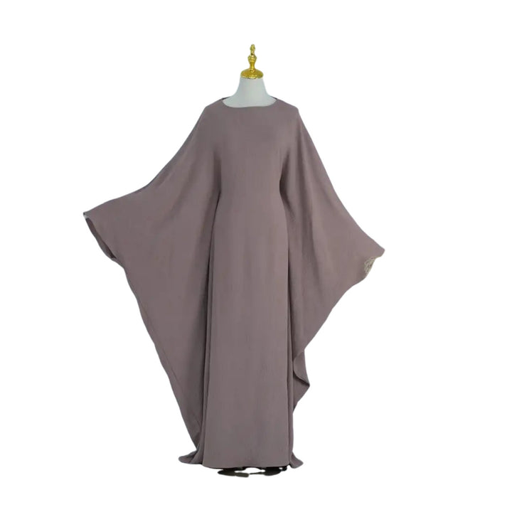 Butterfly abaya with inner belt