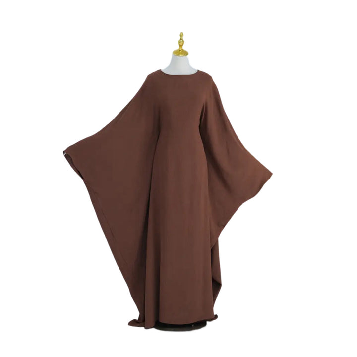 Butterfly abaya with inner belt